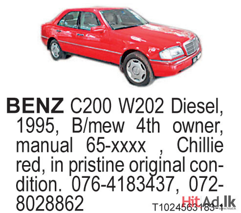 Benz C200 1995 