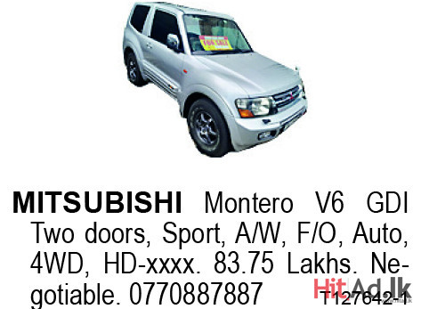 Mitsubishi Montero V6