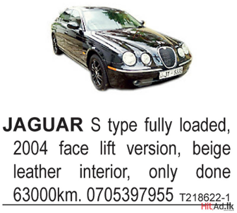 Jaguar S 2004 Car