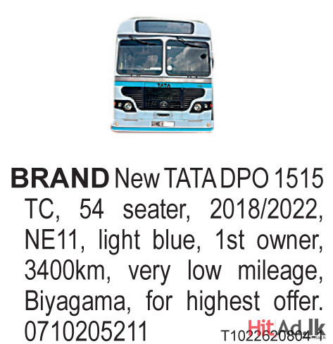 Brand New TATA DPO 1515 TC,
