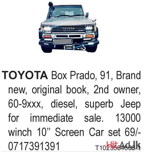 Toyota Box Prado