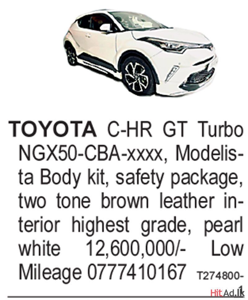 Toyota CHR GT Turbo