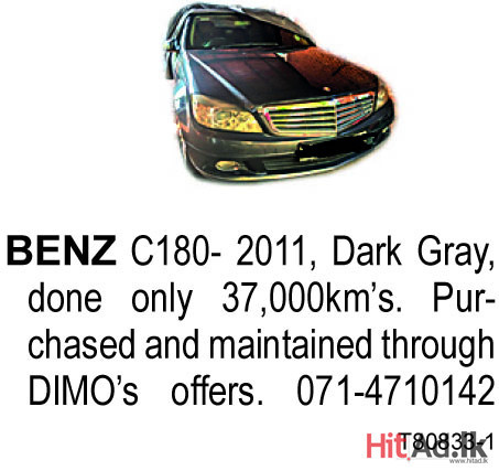 Benz C180- 2011