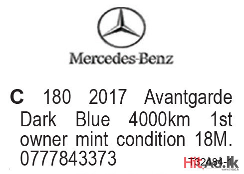Mercedes Benz C 180 2017