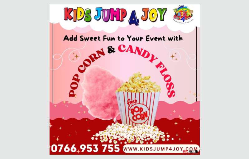 Add Sweet Fun To Your Event With Candy Floss & Popcorn! 