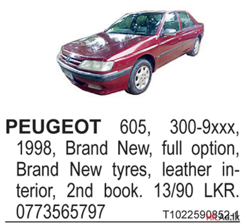 Peugeot 605 1998 Car