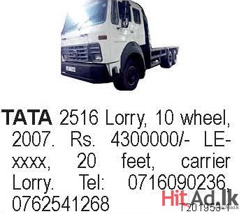 TATA 2516 Lorry