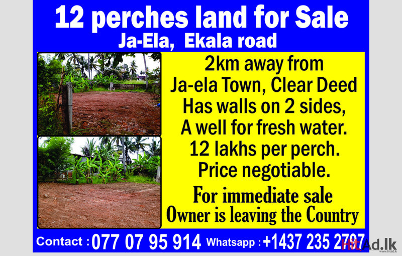 Land for sale in Ja-Ela