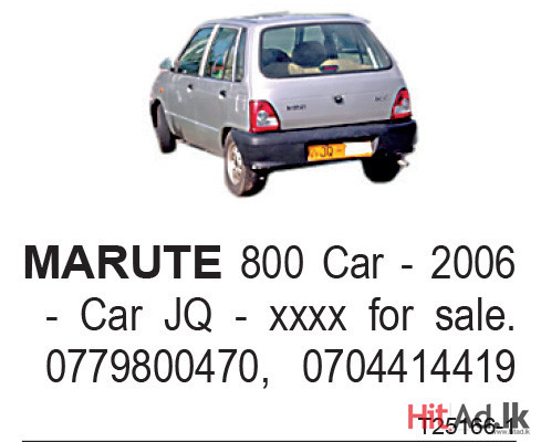 Maruti 800 Car - 2006