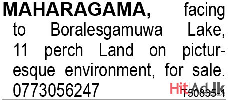Maharagama Waththegedara Land with Small House  