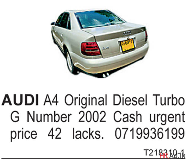 Audi A4 2002 Car