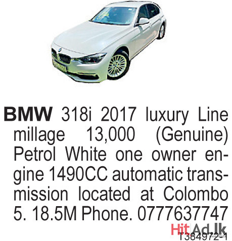 BMW 318i 2017 Car