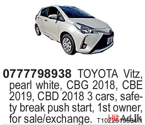 Toyota Vitz 2018 Car