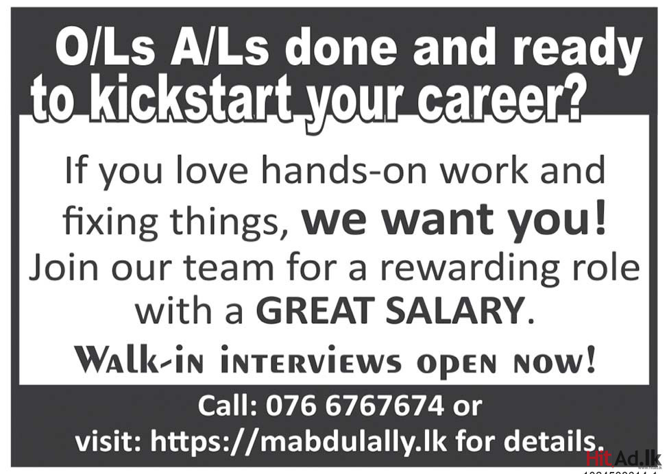 OLs/ALs done and ready to kikstart your career