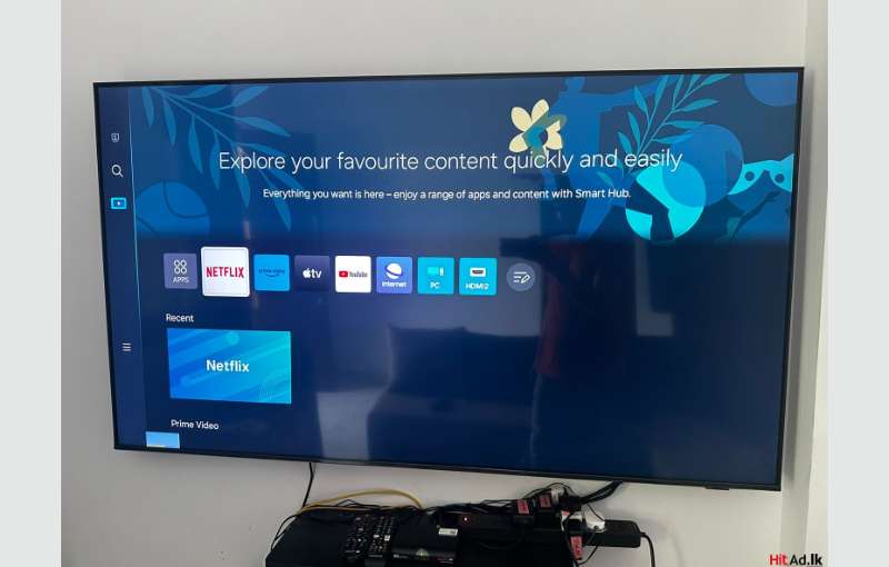 Almost New In Condition Samsung 65inch Tv Crystal Uhd 4k Smart Television