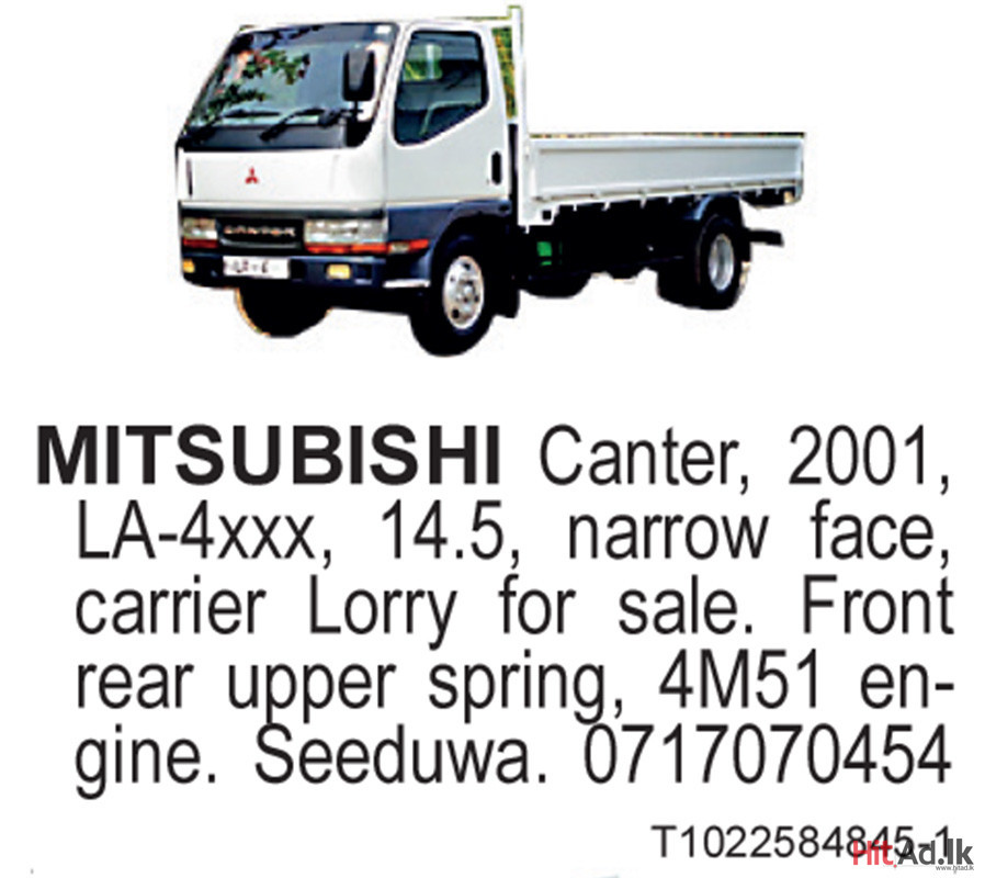 Mitsubishi Canter 2001 Lorry