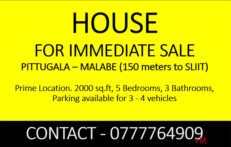 House for sale in Malabe