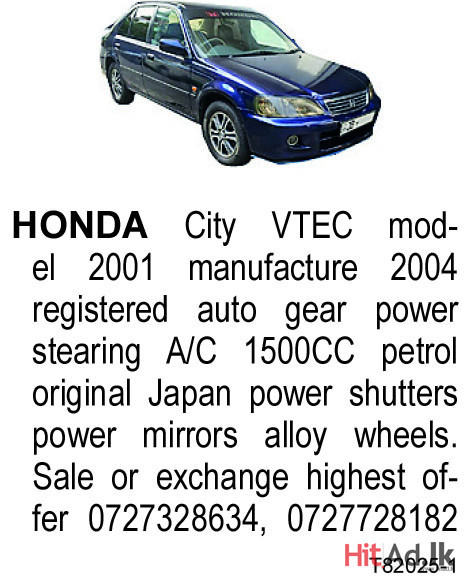 Honda City Vtec 2001