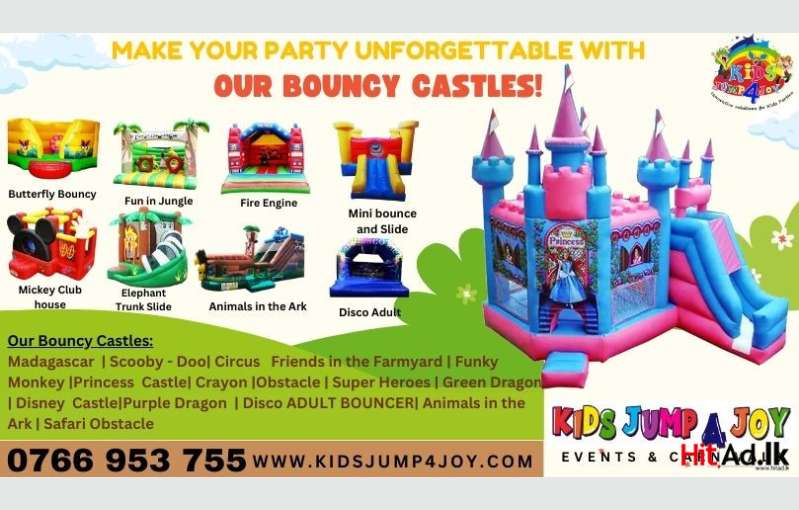 Make Your Party Unforgettable With Our Bouncy Castles!