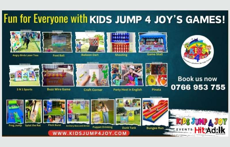 Fun For Everyone With Kids Jump 4 Joy’s Games! 