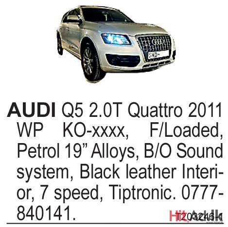 AUDI Q5 2.0T Quattro 2011 Car