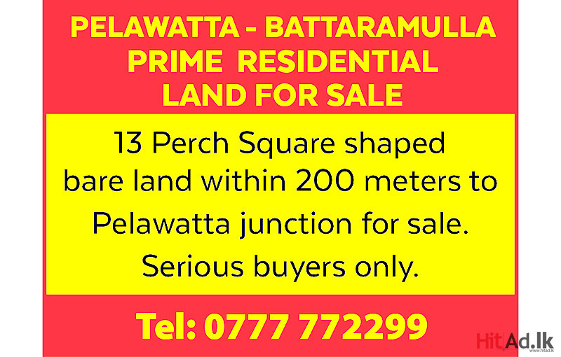 Land for Sale in Pelawatta Property Lands HitAd.lk