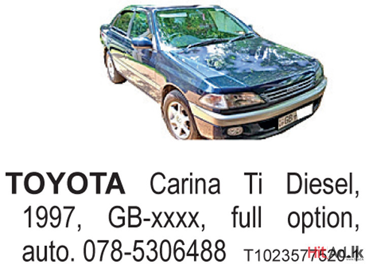 Toyota Carina Ti Diesel