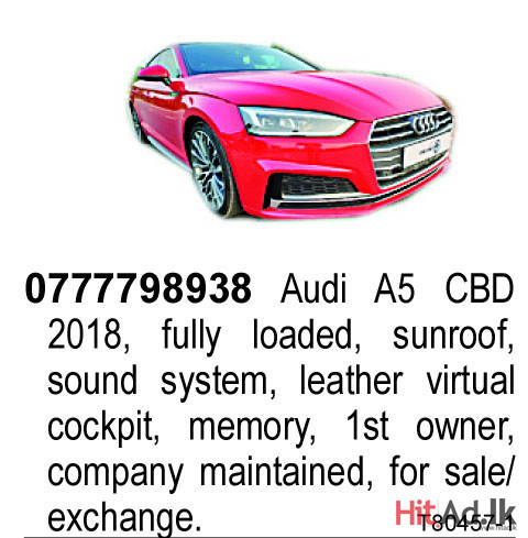 Audi A5 CBD 2018