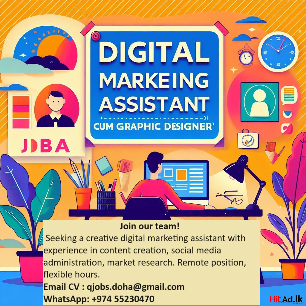 Digital Marketing Assistant Cum Graphic Designer
