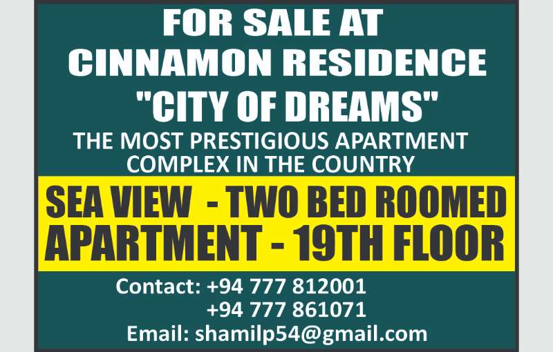 Apartment for Sale in Cinnamon Residence