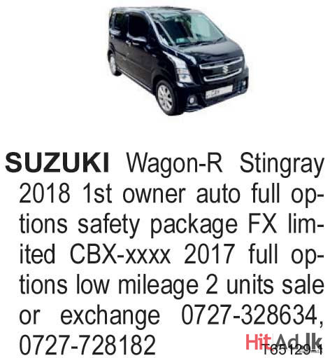 Suzuki Wagon-R Stingray 