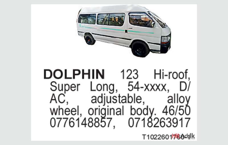 Dolphin 123 Hi-roof Van