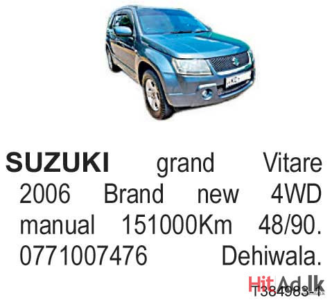 Suzuki grand Vitare 2006