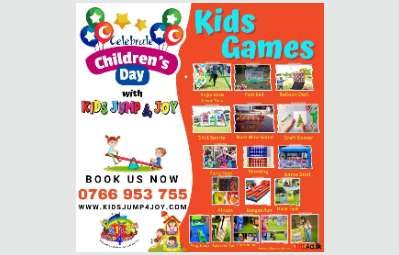 Children's Day With Kids Jump 4 Joy