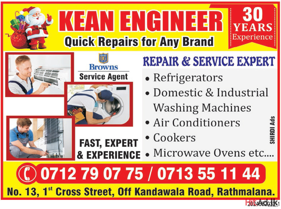 Kean Engineer Quick Repairs for Any Brand