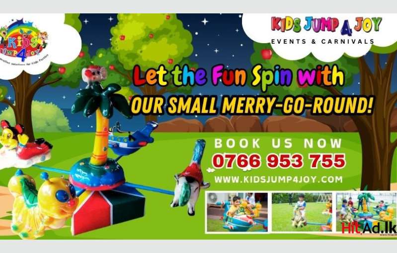 Let The Fun Spin With Our Small Merry-go-round! 