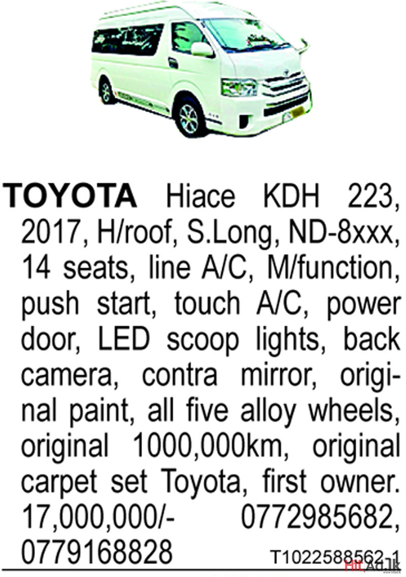 Toyota Hiace KDH 223 Van