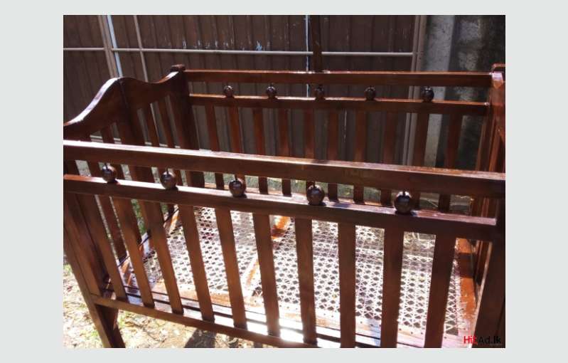 Baby Wooden Cot For Sale Soon