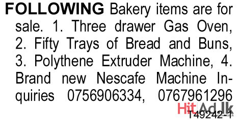 Bakery Items Are for Sale