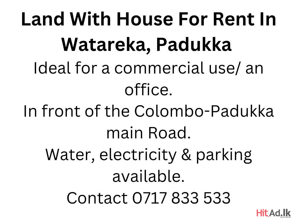 House for rent in Watareka