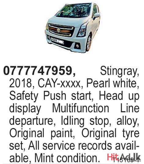  Stingray 2018 Car