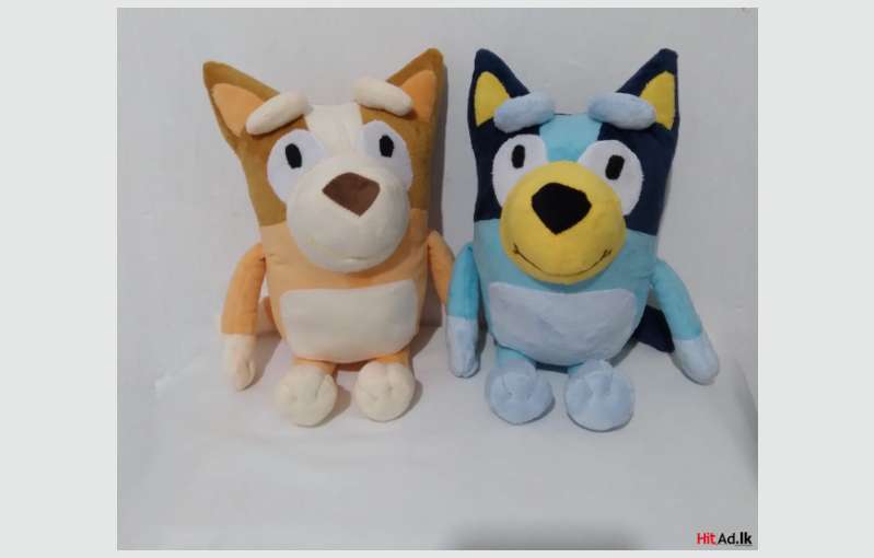 Handmade Character Soft Toys Bluey And Bingo