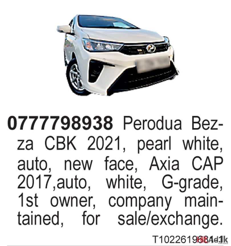 Perodua Bezza CBK 2021