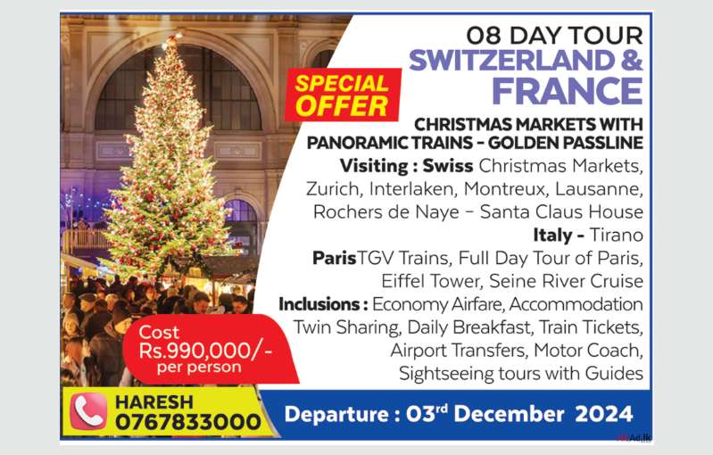 08 Day Tour Switzerland & France