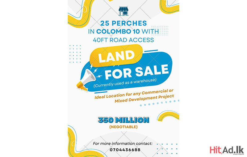 Land for Sale in Colombo         