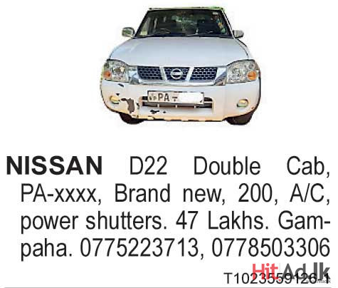 Nissan D22 Double Cab