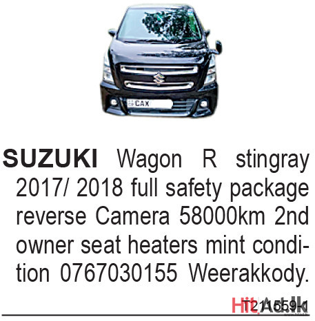 Suzuki Wagon R stingray 2017