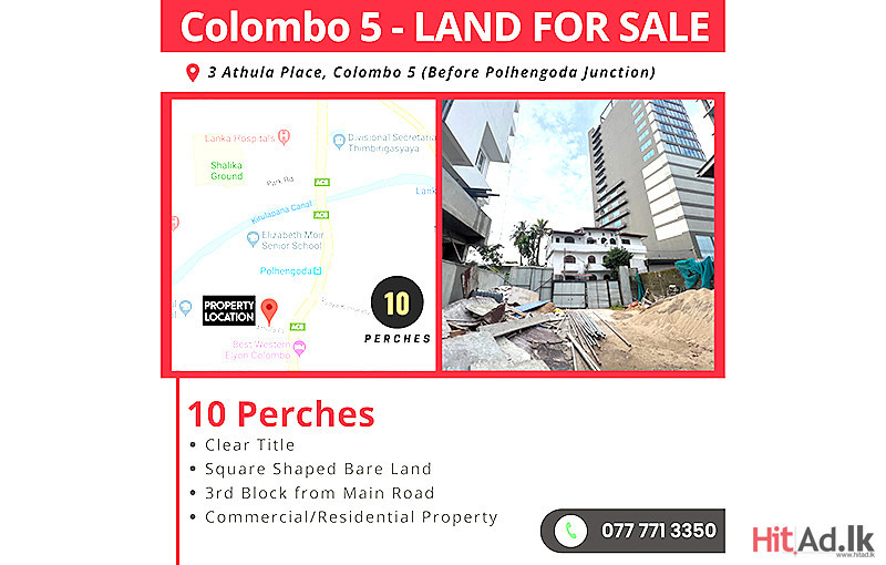 Land for Sale In Colombo-5