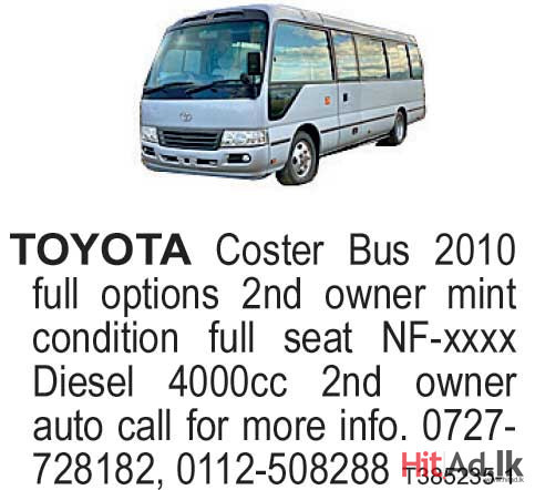 Toyota Coster 2010 Bus
