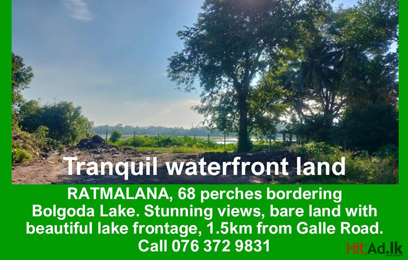 Bare land for Sale in Rathmalana